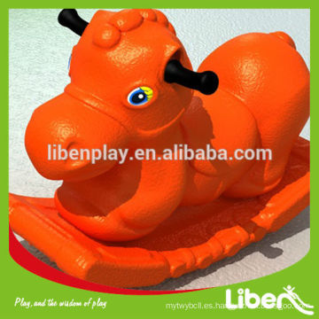 Caballo mecedora de plástico infantil para niños LE.YM.057